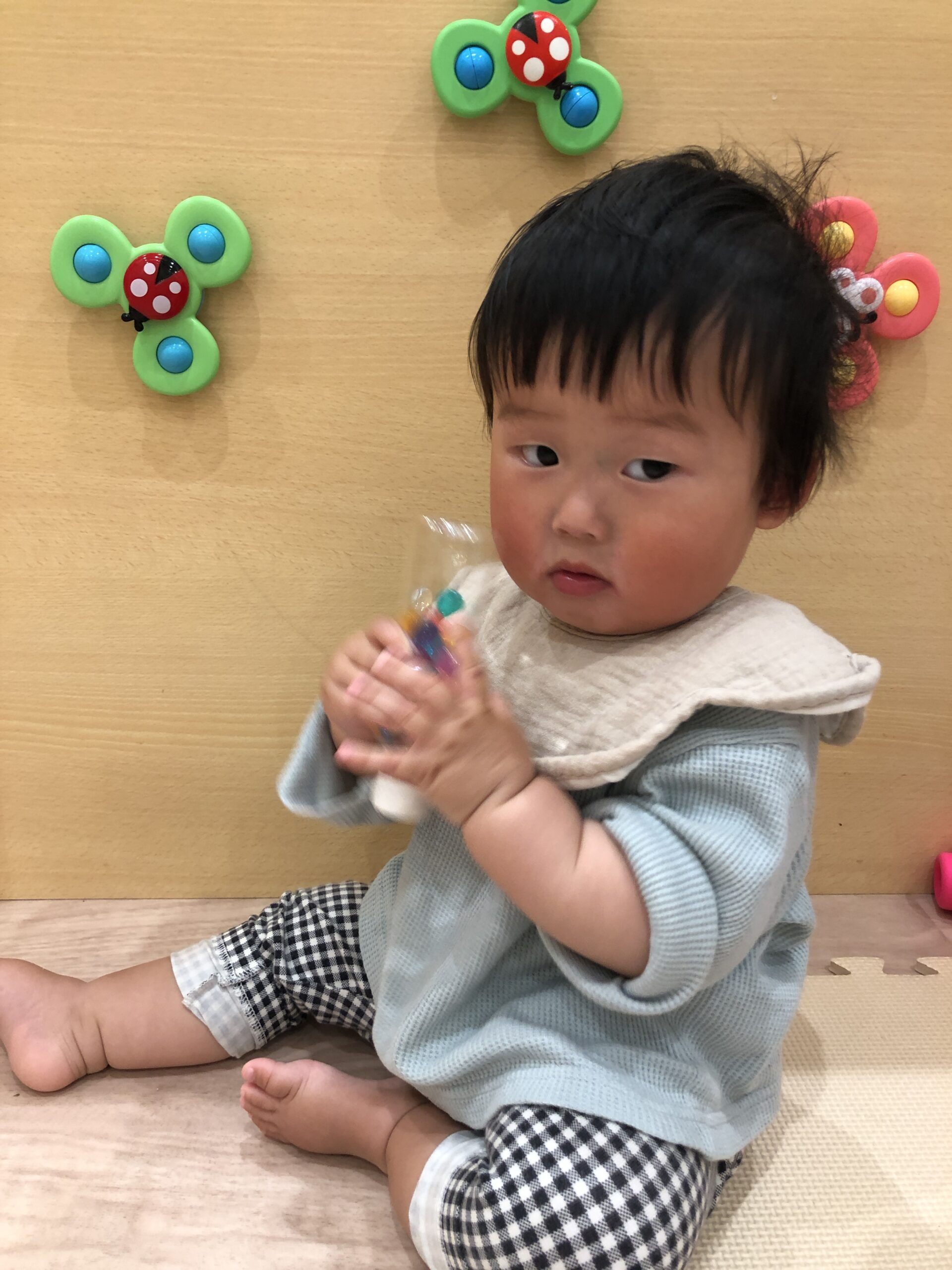 雨の日☔感触遊びで楽しみました！