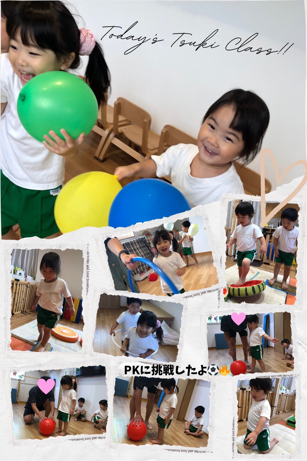 体操教室がありました🤸🤸‍♀️